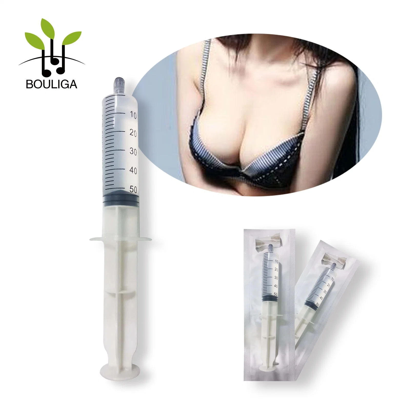 Bouliga Beed Cross Linked Hyaluronic Acid 50ml Dermal Filler Deeper Line Biggest Particles Size