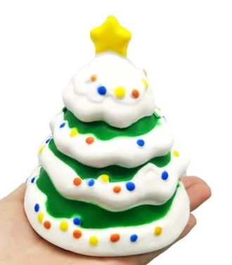 Weihnachtsspielt langsame steigende Squishy Weihnachtsbaum-Druck-Entlastung Kind-Geschenk