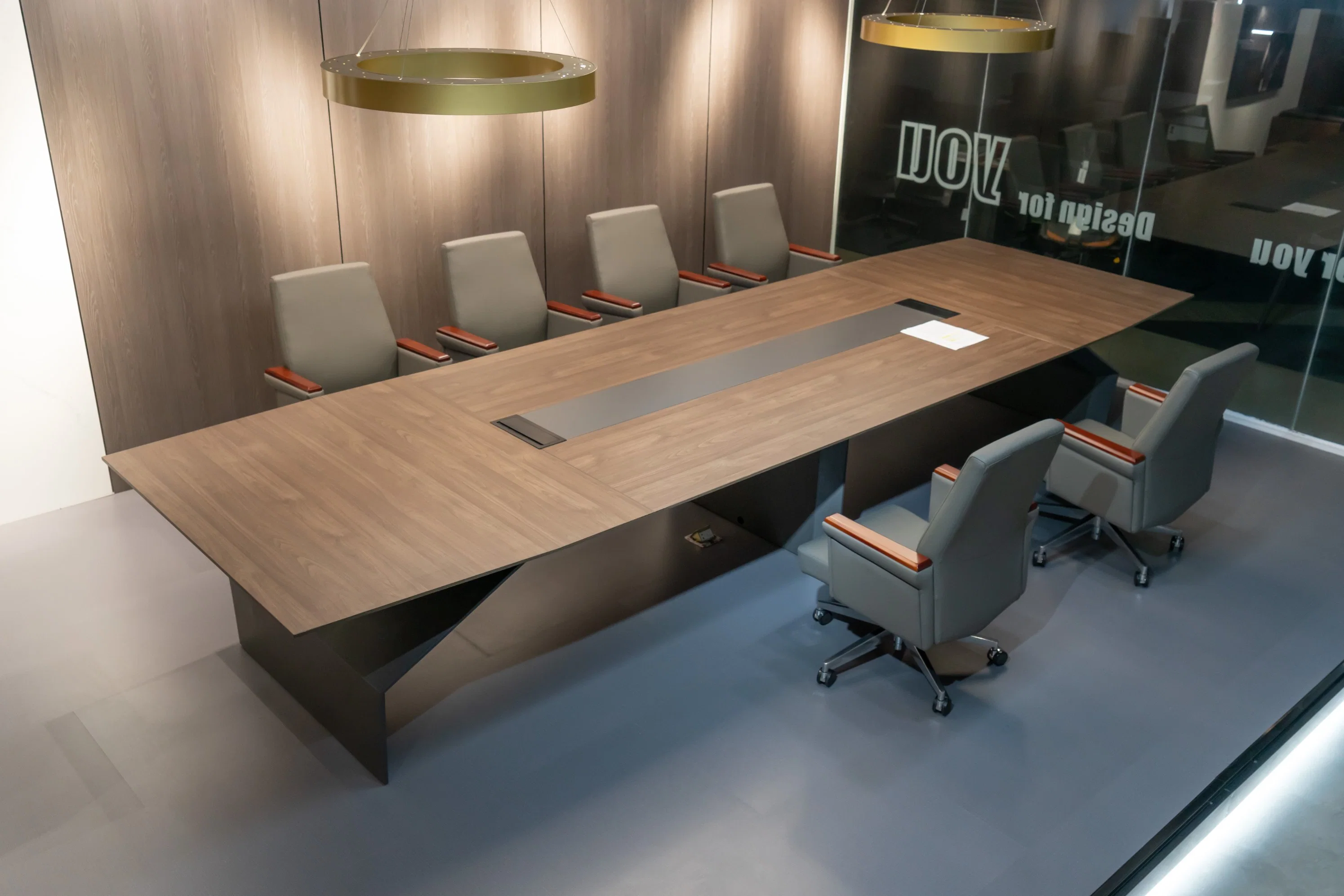 Council Boardroom Office Furniture Rectangle Desk Negotiation Meeting Conference Table