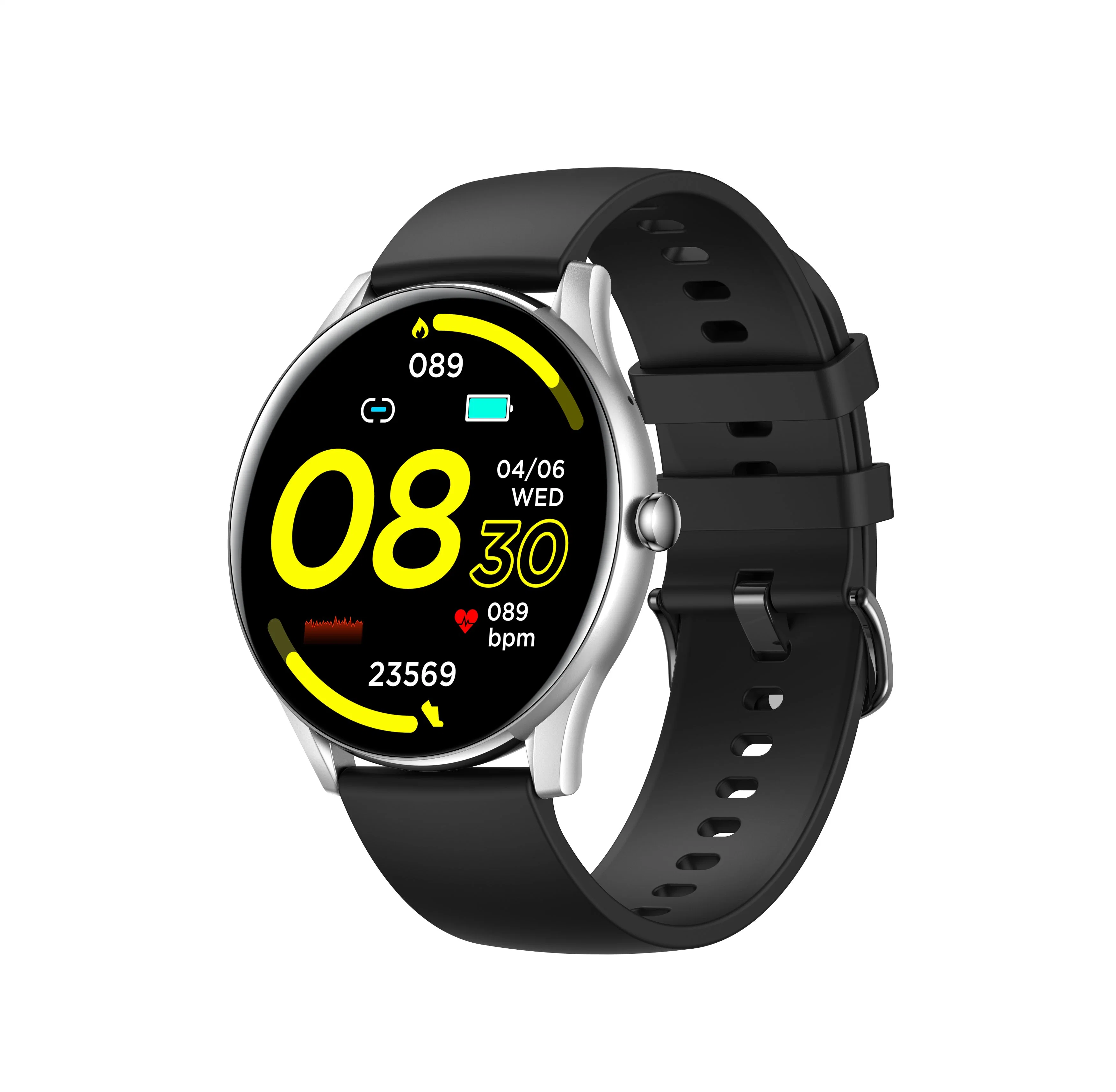 Hot Selling Custom Logo Women Smartwatch Sport Android Smart Watch Round Screen IP68 Waterproof Fashion Smart Watch