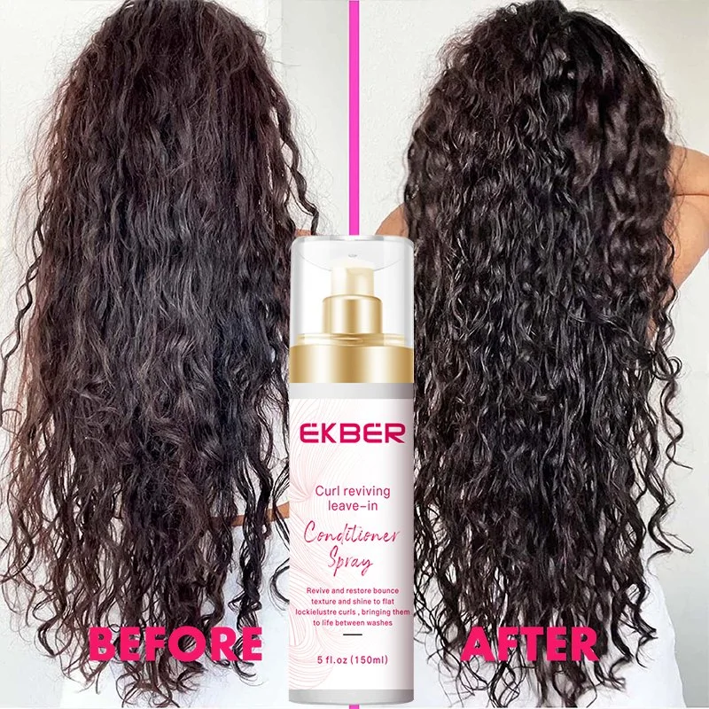 Private Label Anti Frizz Moisturizing Treatment Curl Reviving Leave-in Spray for Hair