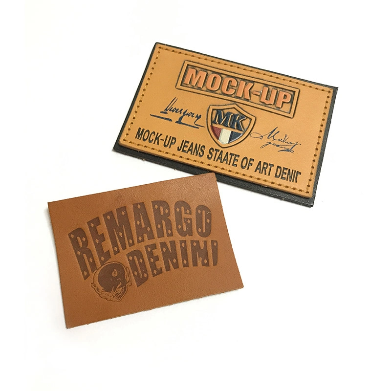 Quality Custom Decorative Logo Leather Label PU Tag for Garment Accessories