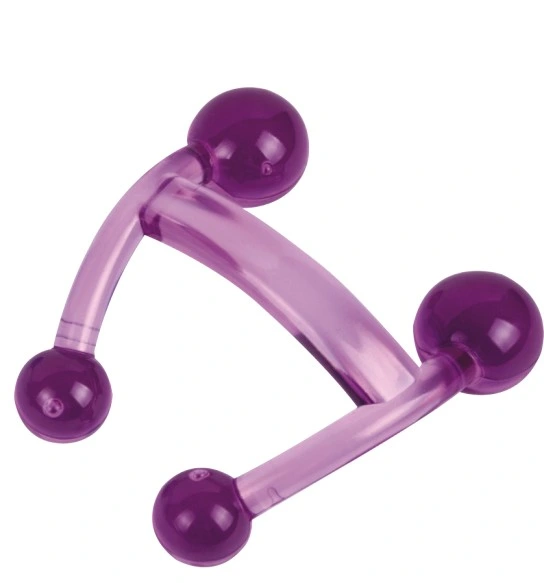 H Shaped Mini Handheld Plastic Massager / Factory Supply Health Care Massage Tool / Portable Body Massager