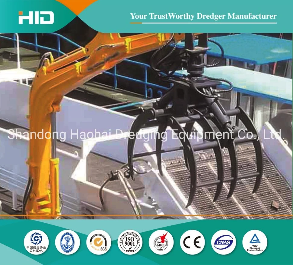 HID Aquatic Weed Harvester Water Hyacinth Collecting Boat/Ship/Vessel Garbage Salvage Weed Cutting Machine Equipment Water Cleaning Boat Plant Harvester