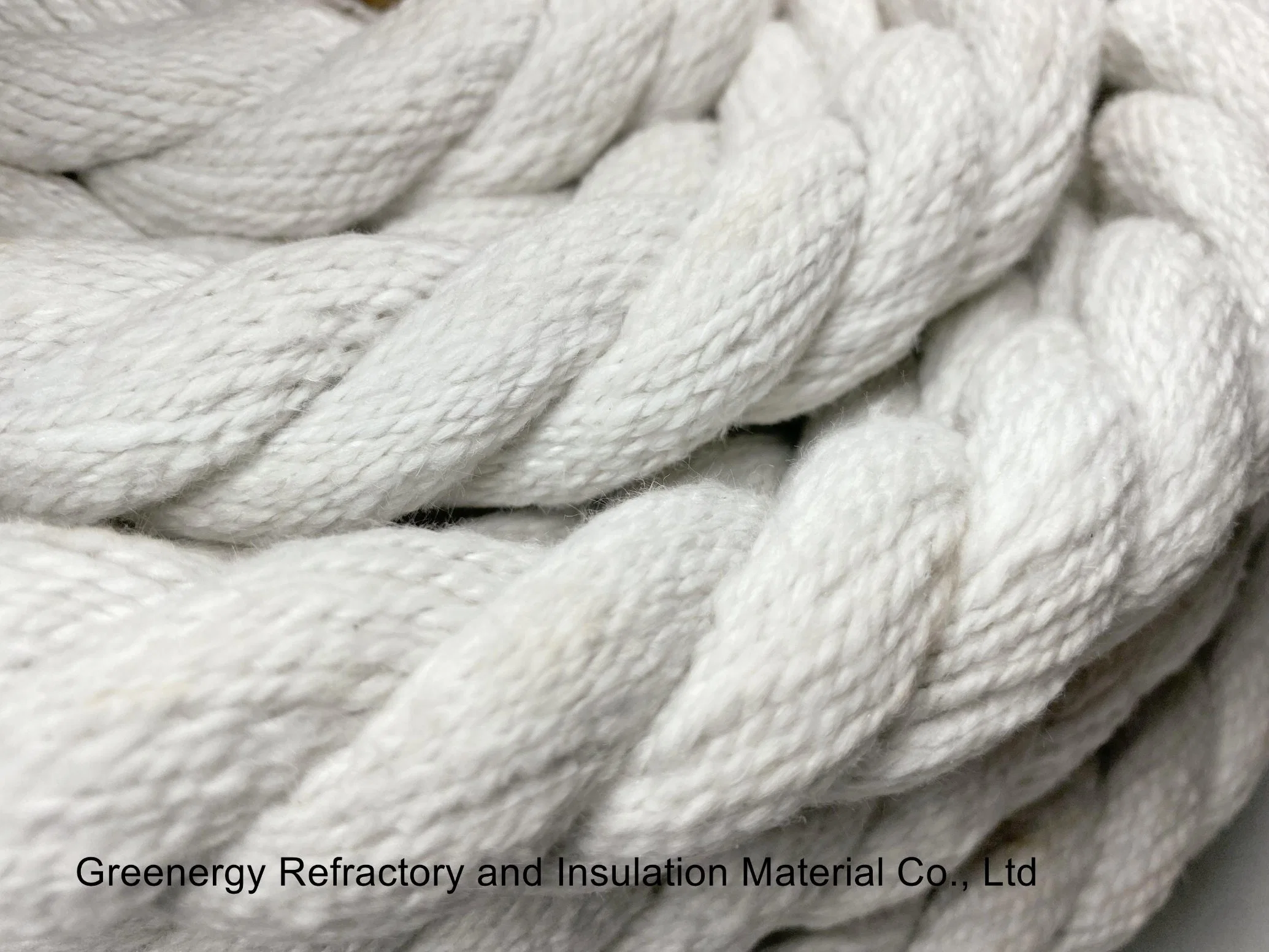 Greenergy High quality/High cost performance Reasonable Price Ceramic Fiber Rope High Temperature Insulation Twisted Round Square Sealing Rope Good Heating Resistant Sealing Material