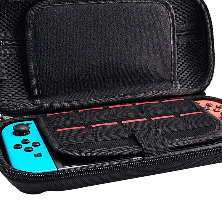 Custom Hard Shell Waterproolf Portable Black Nx Ns Switch Hard EVA Carry Shell Travel Case Game Traveler Deluxe with Handle