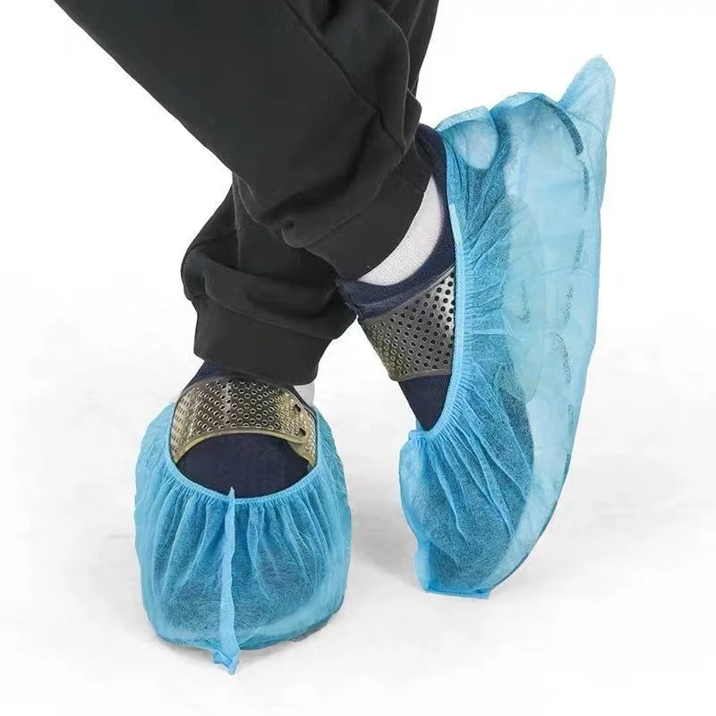 Wholesale/Supplier Blue Dust Proof PE / CPE Overshoes Disposable Plastic Outdoor Shoe Covers