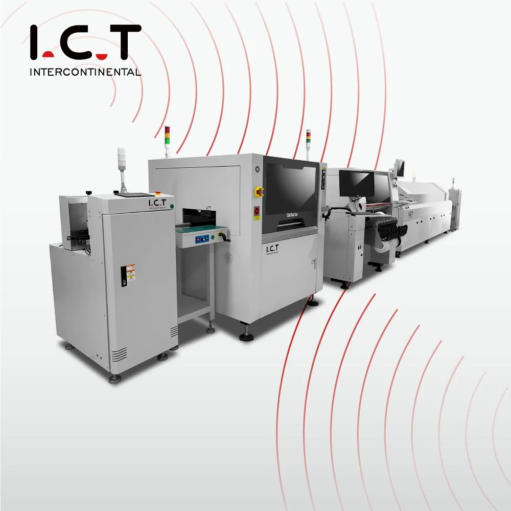 I.C.C. T montagem automática de luzes em linha SMT do conjunto de lâmpadas totalmente bulbo da máquina de produção em fita LED