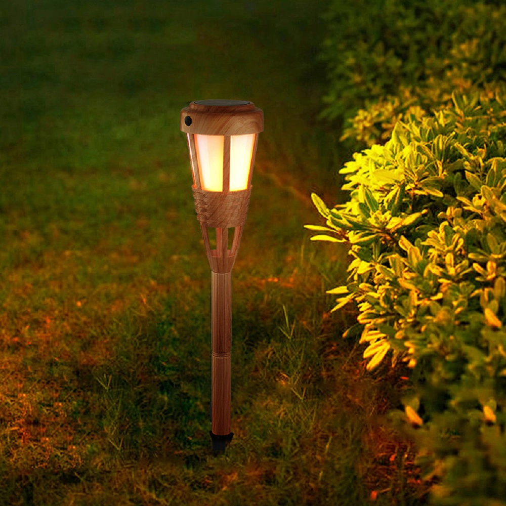 Solar Waterproof Garden Stake Torch Light LED Light Patio Pathway Balcony Lawn Outdoor Lamp Stick Esg17324