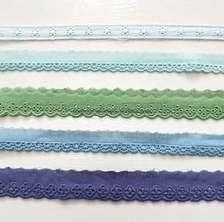 The Manufacturer Wholesale Cotton Lace Strip Embroidery Lace