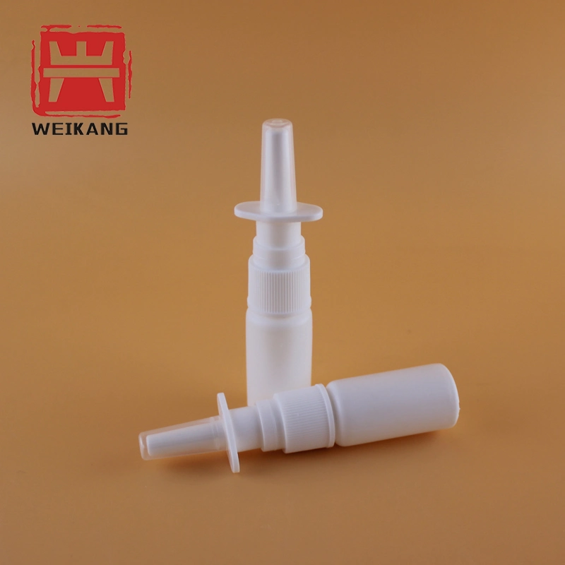 10ml 20ml 30мл HDPE пустых белых устные загрузочной горловины насоса масляным туманом назальной баллончик