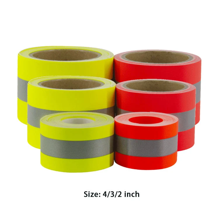 Sewing on 30 Cycles Industrial Wash Cotton Fabric Materials Flame Fire Resistant Reflective Tape