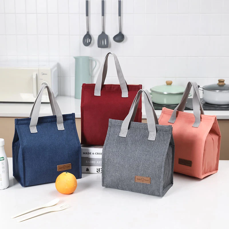 Simple and New Fashion Thermal Insulated Lunch Tote Bag