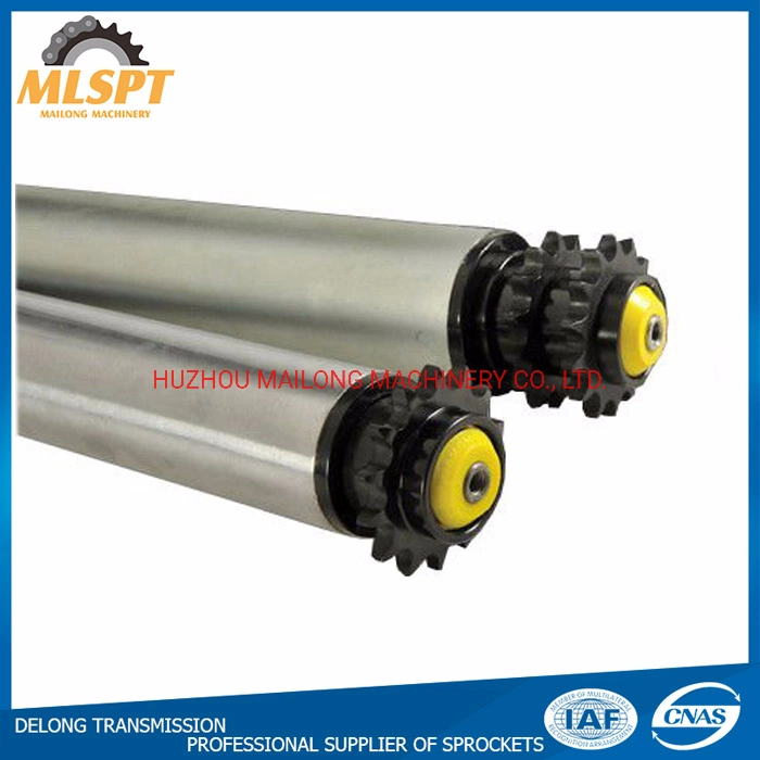 The Conveyor Steel Roller with Sprocket for The Roller Conveyor