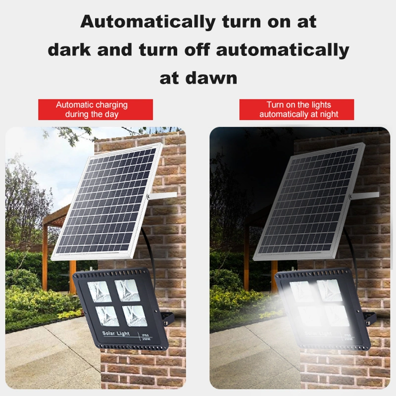 IP65 Solar LED Flood Light Power Lamp Solar Sensor Outdoor Solar