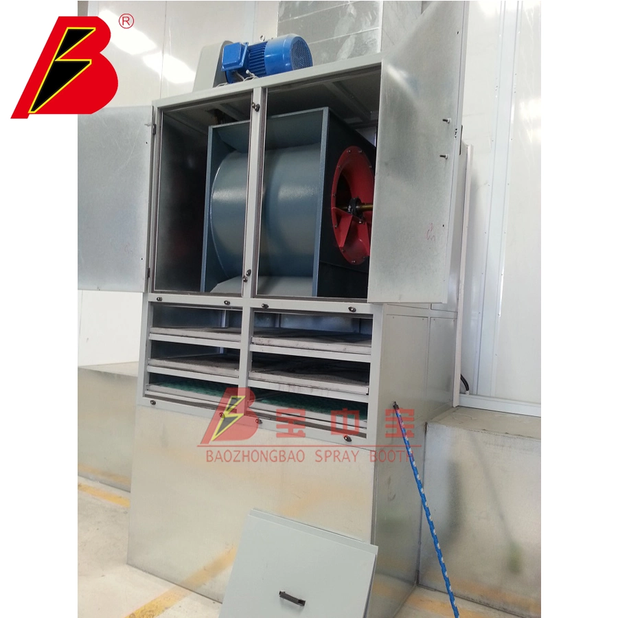 Big Truck Industrial Spray Booth 18m X 5m X 5m Auto Painting Equipment