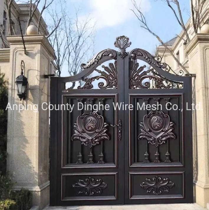 Aluminum Wrought Iron Steel Picket Ornamental Metal Garden Fence Gate