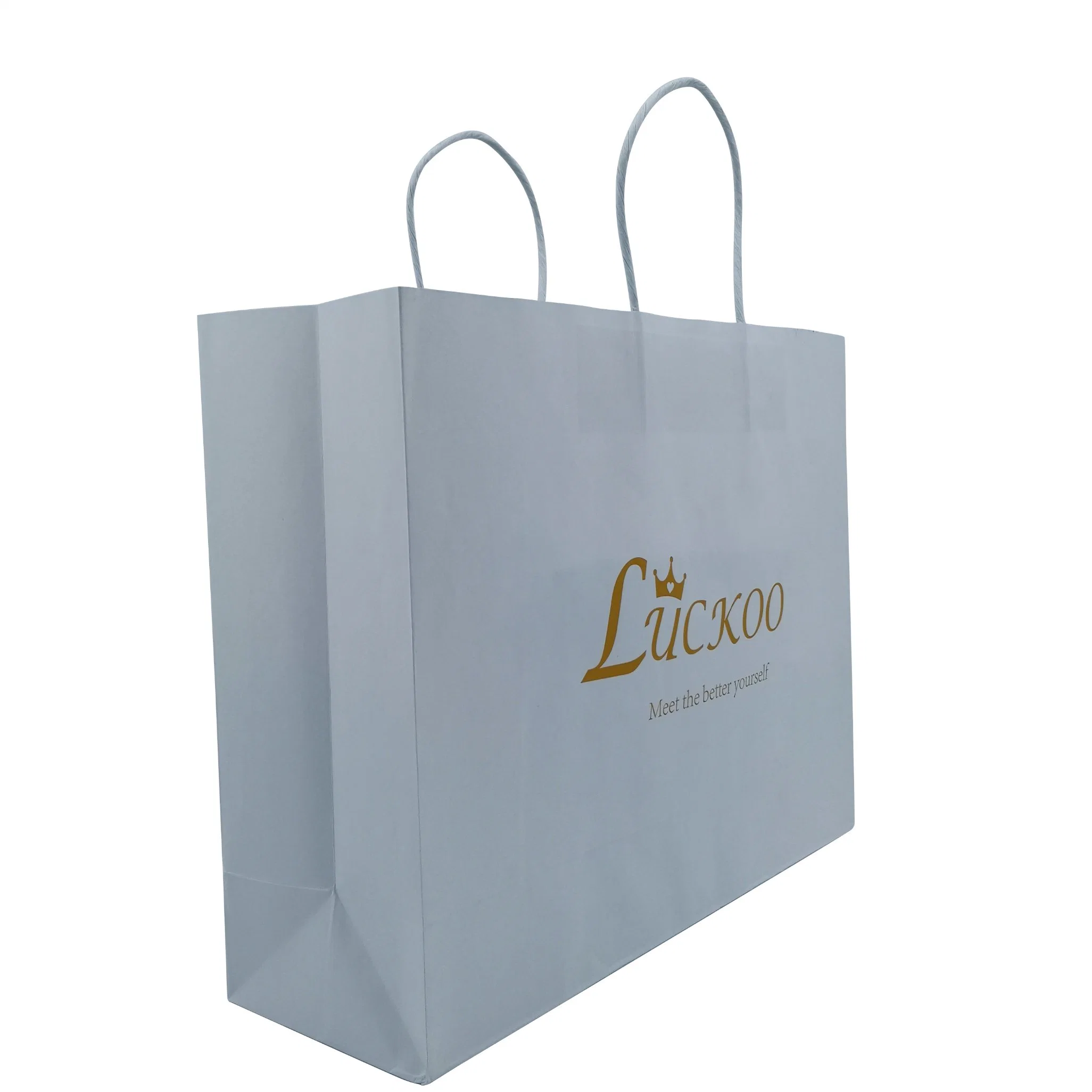 Short Handle Personalized Promotion Advertising Paper Bag with Logo