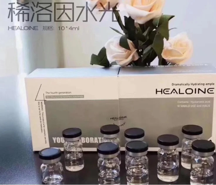 Healoine personnalisés de nouvelle génération de la peau, booster contient 50 % Acide hyaluronique de polymère de haute qualité, de blanchiment, antivieillissement, les éclairs de rides, même un ton de peau,