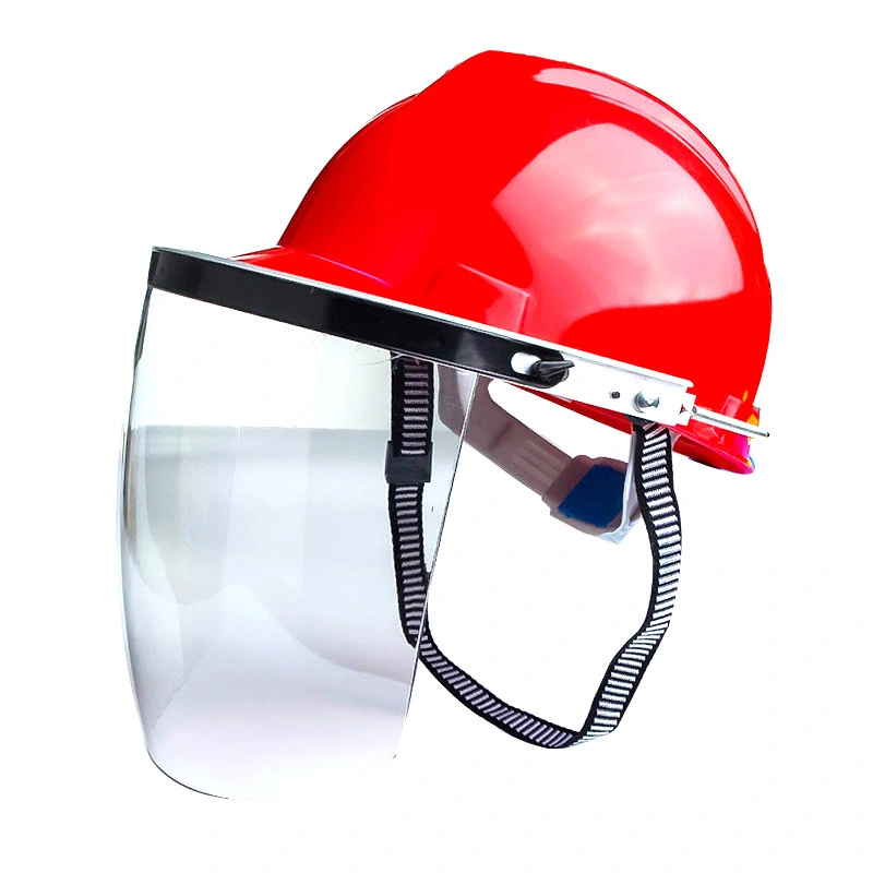 Heat Resistance Helmet Worker Protection Face Shield Safety Hat