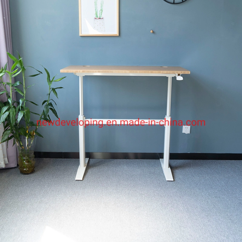 Modern Bamboo Furniture Lifting Computer Desk Table