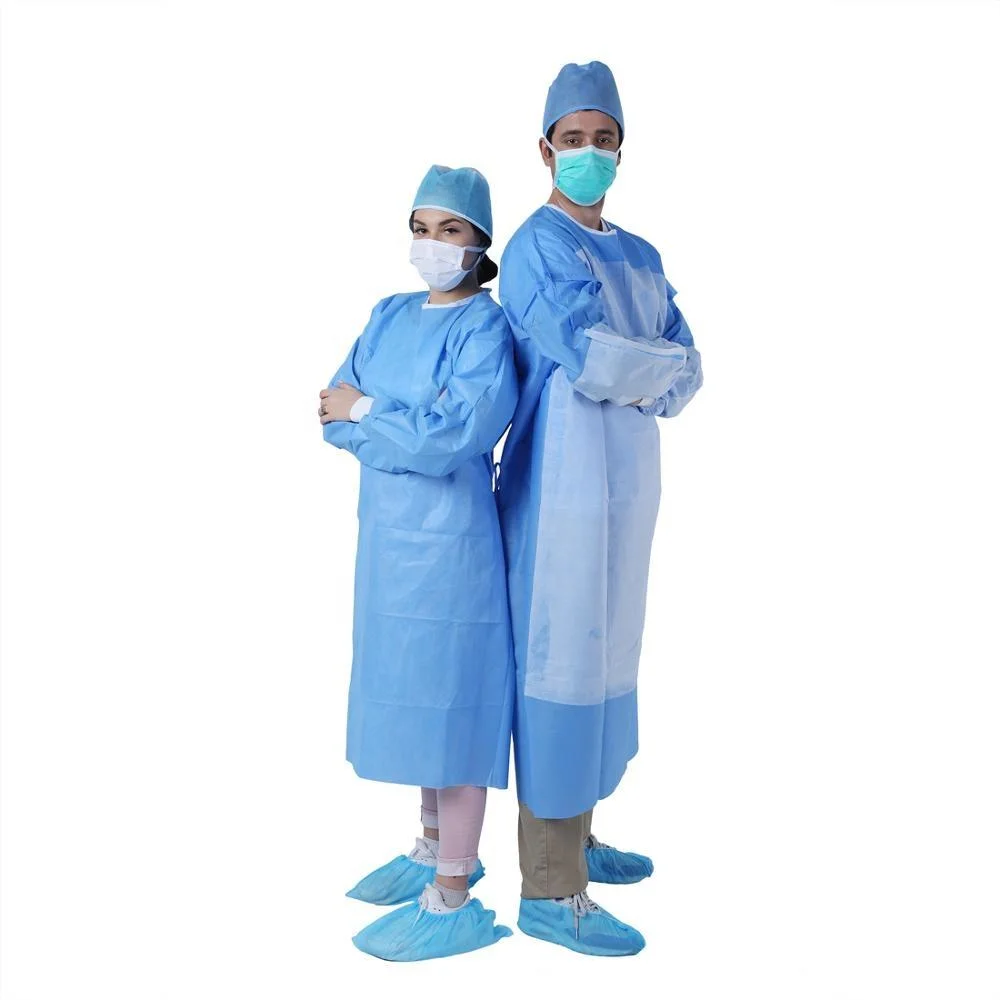 Level 2 Level 3 Reinforced Surgical Gown Non-Woven Surgical Gown 35-50GSM