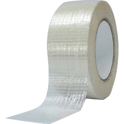 Self Adhesive Hot-Melt Fiberglass Mono and Cross Weave Reinforced Adhesive Filament Tape