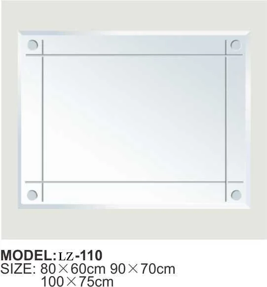 Rectangle de vente chaude claire slivoïde étanche Salle de bains miroir (LZ-103)