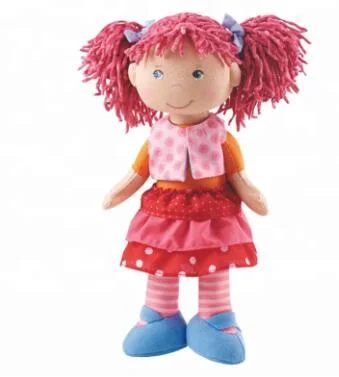 Stuffed Toy Manufacturer Cute Baby Plush Cartoon Doll Girl