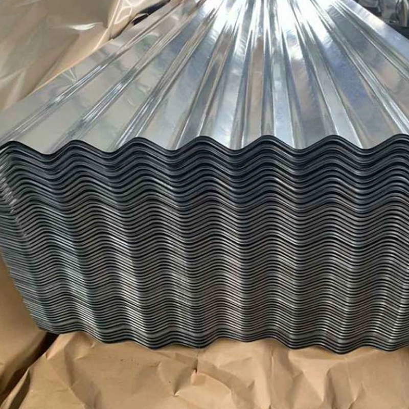 Zinc Galvanized Corrugated Steel for House Wall Panel Types of Roofing Iron Cutting Steel Plate