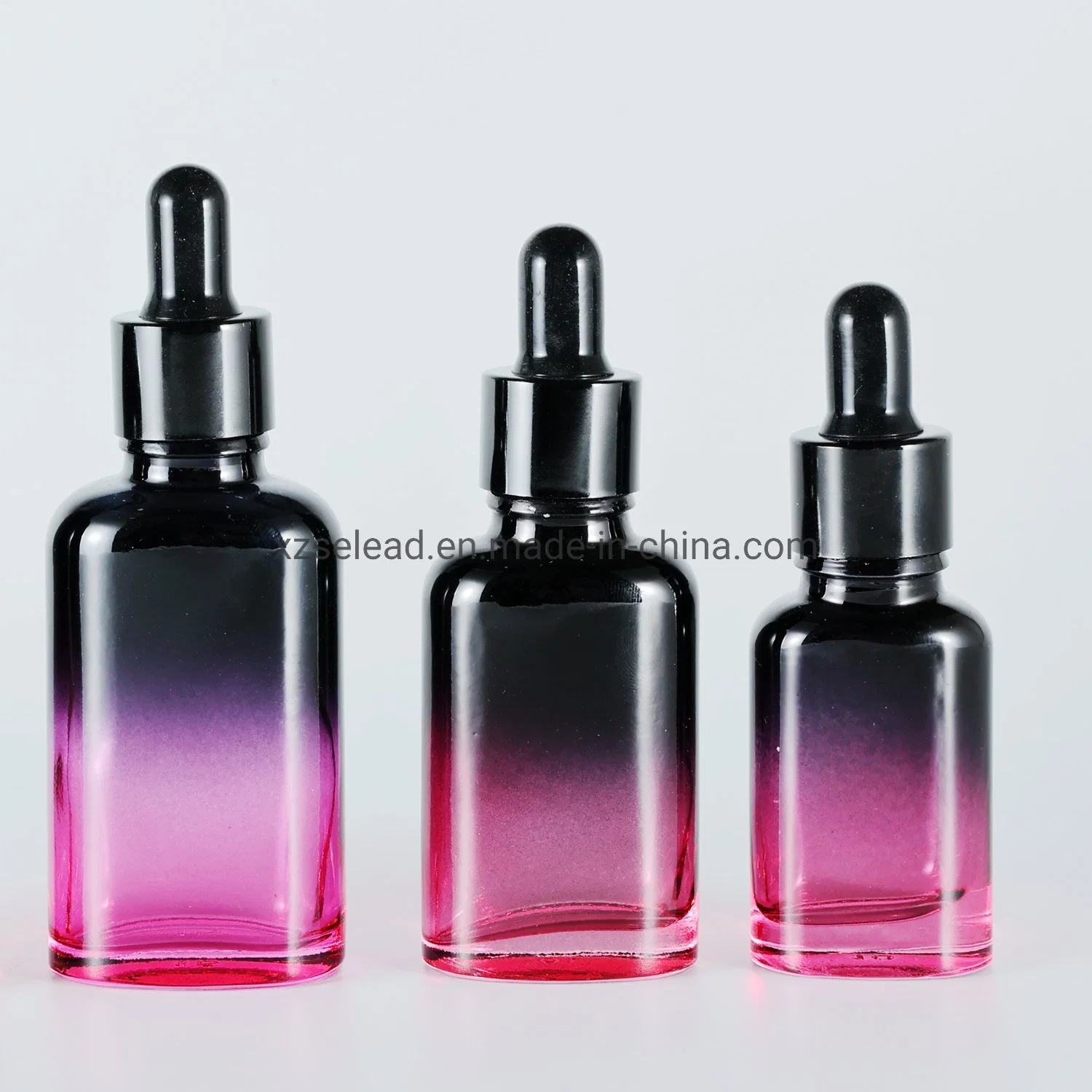 L'impression de l'écran 30ml Flacons compte-gouttes de verre bouteille d'huile essentielle de personnaliser 30ml en verre dépoli bouteille cosmétique 100ml