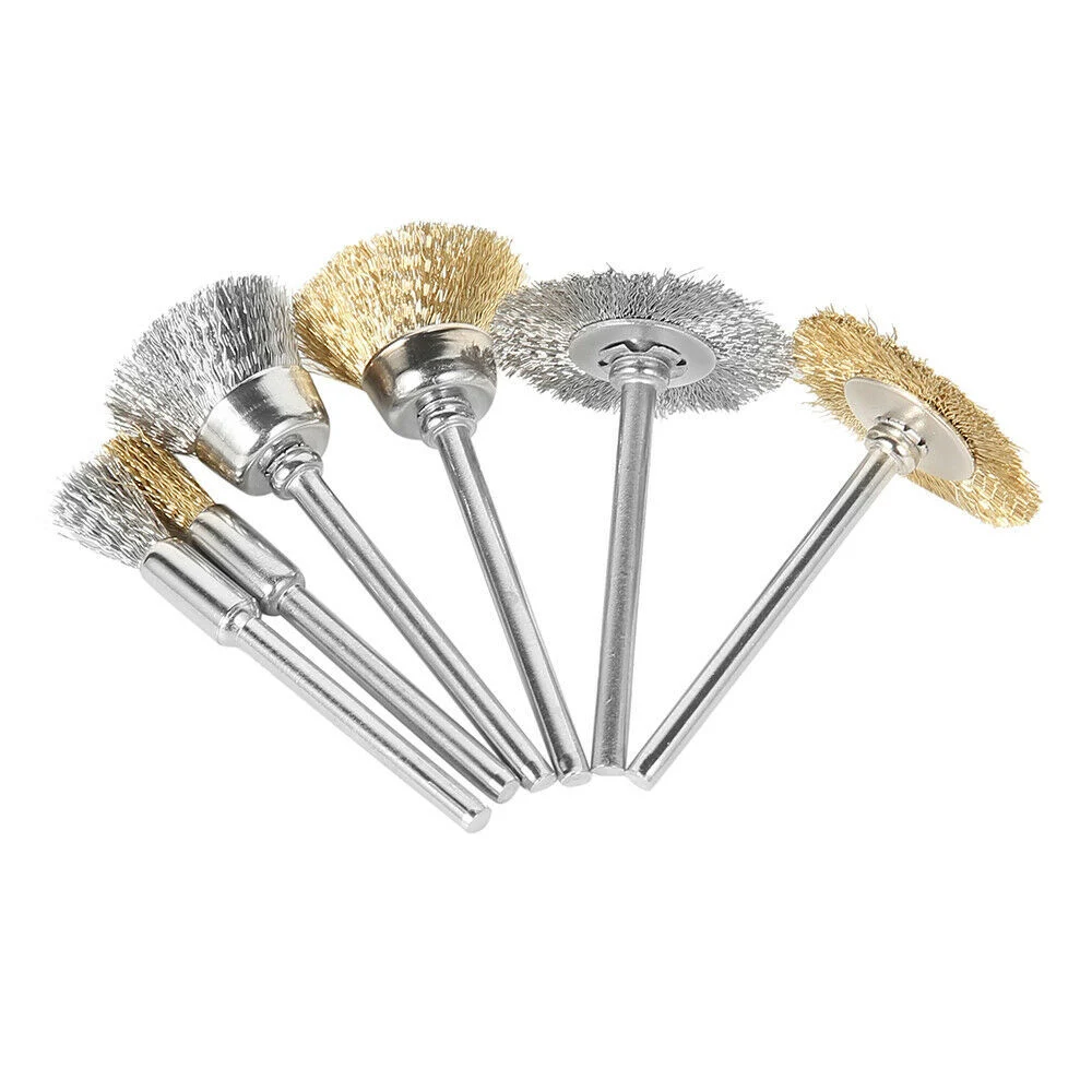 Brass Steel Wire Mini Polishing Brush