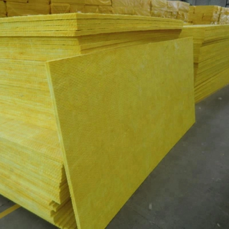 Rigid Yellow Roof Thermal Heat Insulation Glass Wool Blanket Nanomter Micropore Soundproof Board Felt Roll