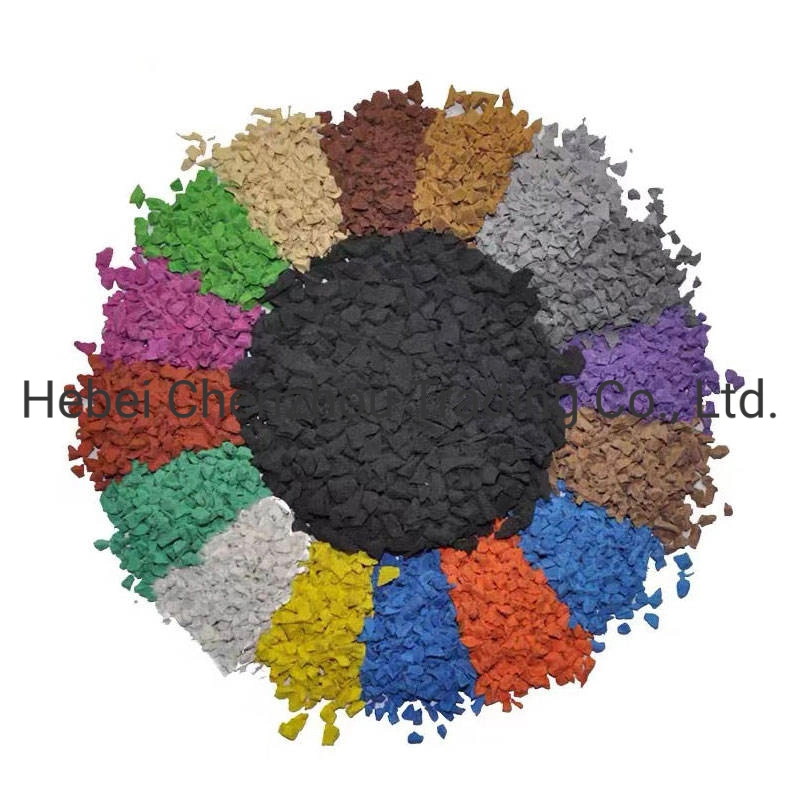 Environmental colorful 1-3mm/ 2-4mm EPDM Rubber Granules for Playground