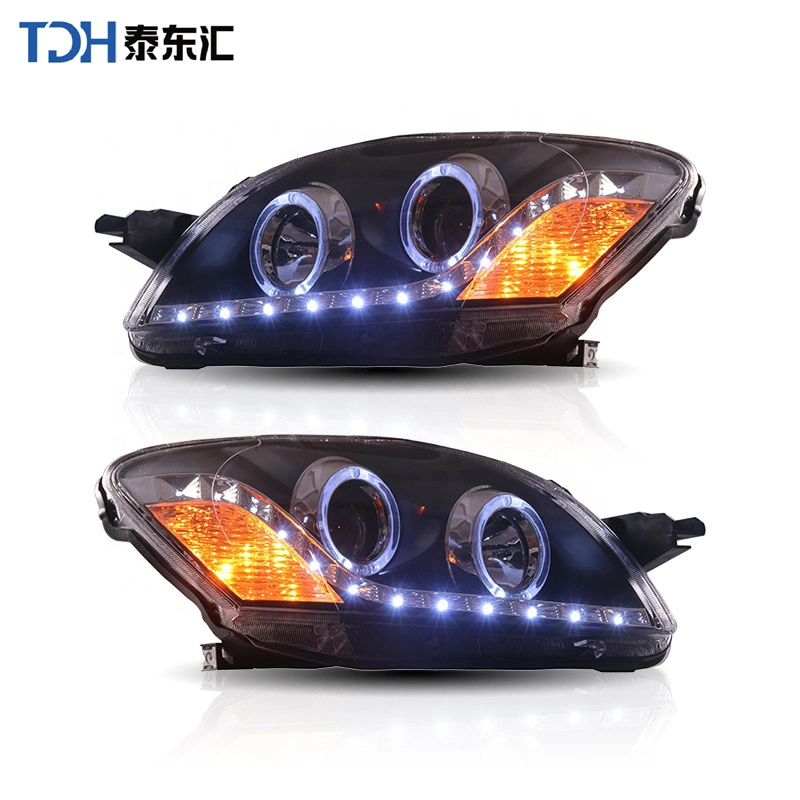 Upgrade LED DRL Headlight Headlamp Assembly for Toyota Vios 2014-2016 HID Xenon Head Light Head Lamp Plug and Play