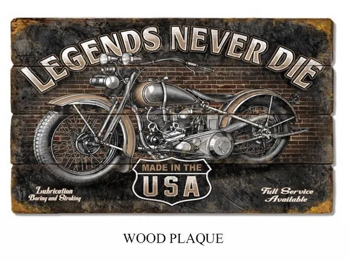 Wooden Decorative Plaque Wall Wood Newest Style Board with&#160; Motorcycle