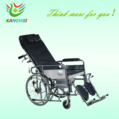 Hosiptal Wheelchair with Fixed Armrest and Footrest Height Slv-D4031