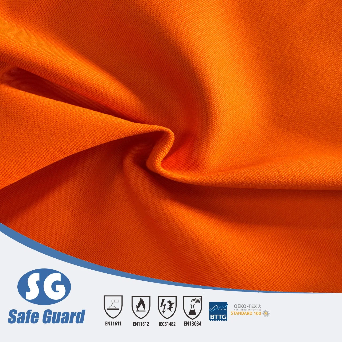 430GSM 100% Cotton Fire Resistant Fabric Satin