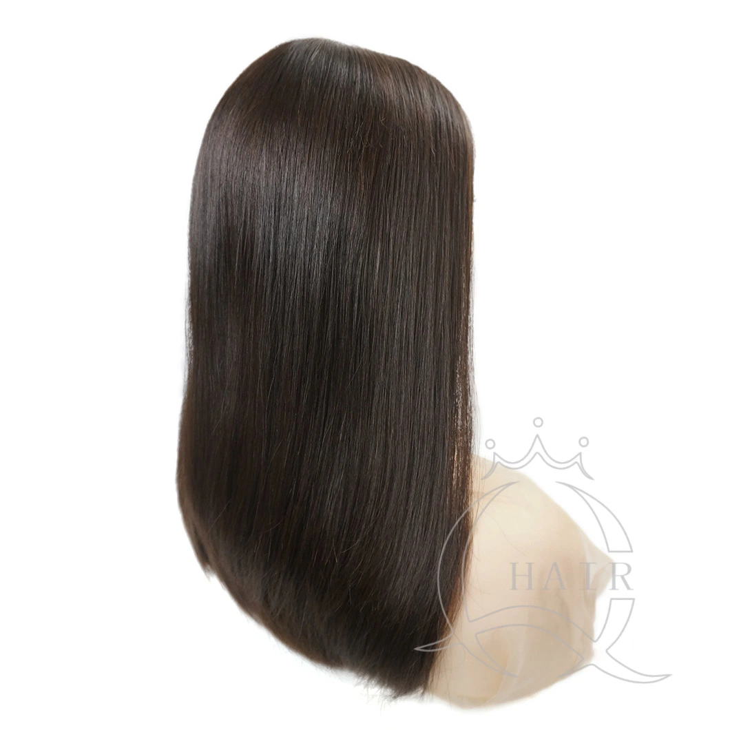Wholesale/Supplier Unprossed Human Hair Wigs for Lady Lace Wig Jewish Kosher Wigs Custom Wig for White Women