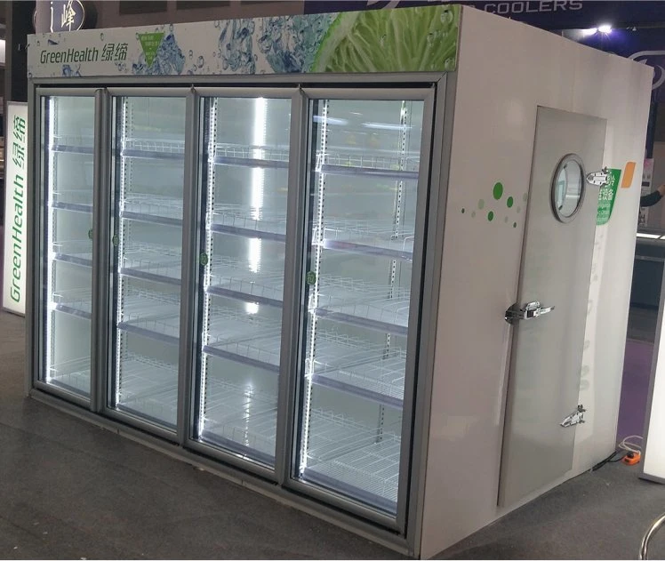 La refrigeración de la Plaza de supermercado sala fría de almacenamiento con aislamiento de poliuretano Paneles sándwich Panel PU