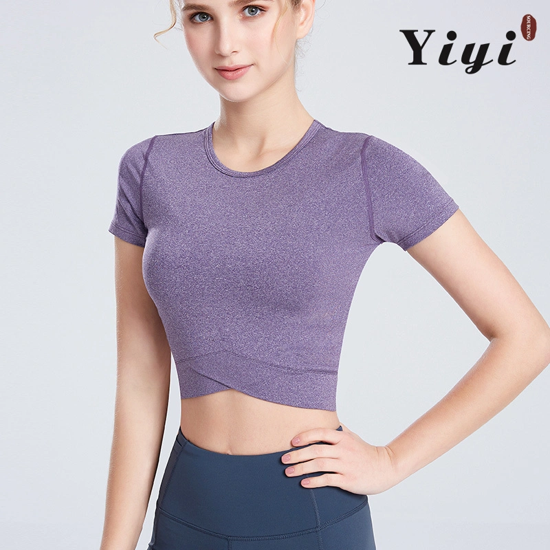 Taille Ausschnitt Fit Slim Fit Schweiß Absorption Sexy Bequeme Frauen′ S Sportswear