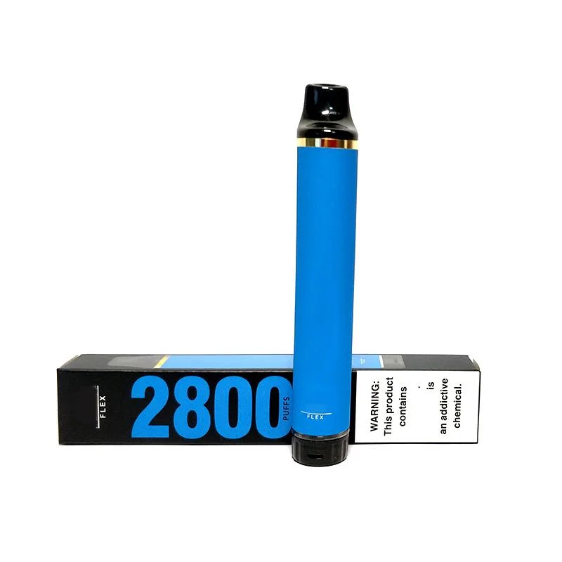 Puff Flex 2800 inhalaciones barras desechables Vape Pen 1500mAh 10ml vainas Pre-Filled Cartucho E- cigarrillos vaporizador Kits de vapor portátil