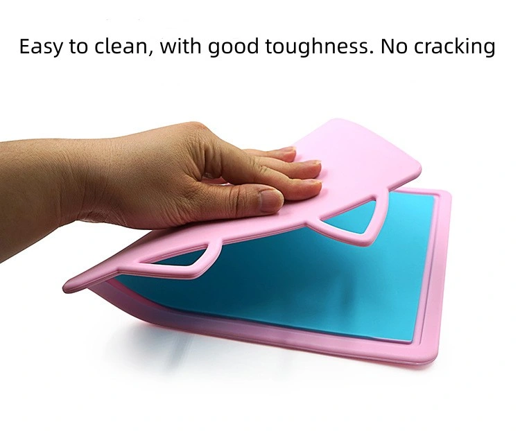 Foldable Easy Clean Silicone Cuttting Board Portable Silicone Chopping Board Cutting Mat