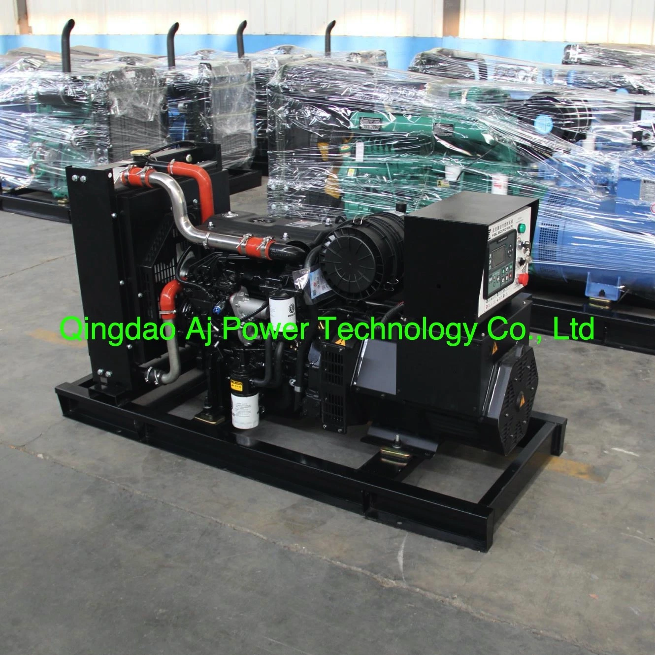 Low Price 30kw Silent Diesel Generator Set Aj Power Soundproof Genset