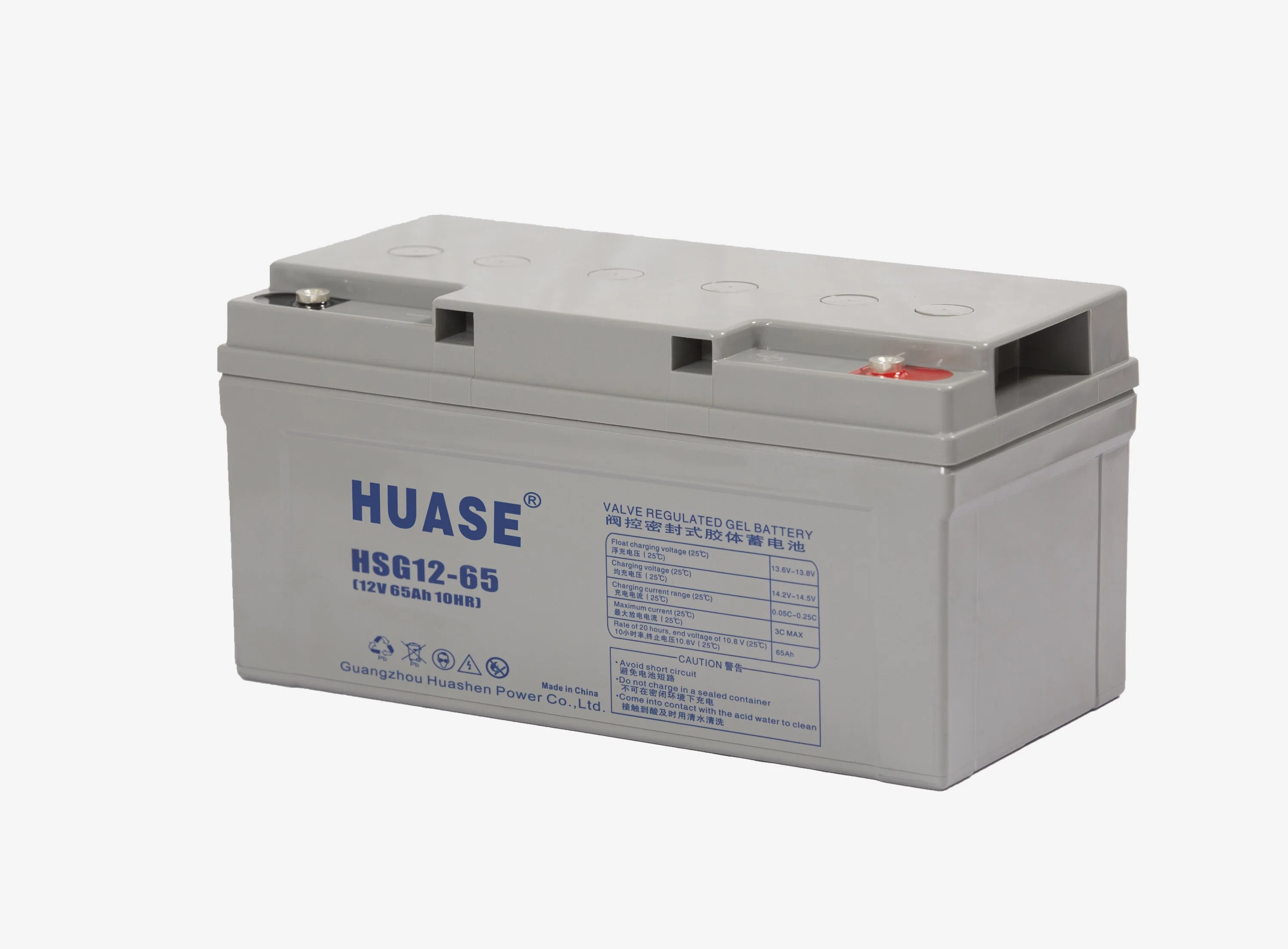 Huashen Solar Power Gel Battery 12V 100ah 200ah 300ah for Solar System