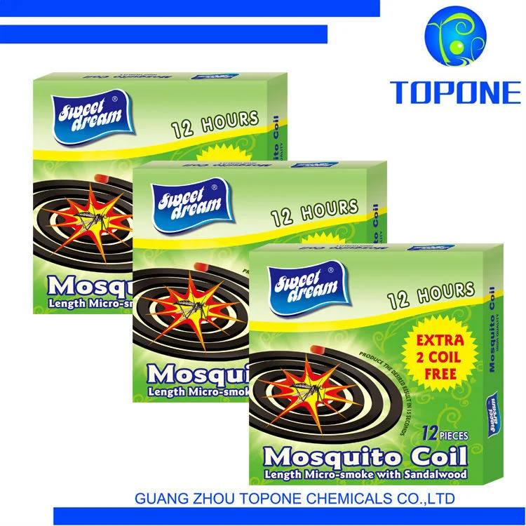 Topone Hot Selling Split and Ignite Natural Plant Fiber Mosquito Coil