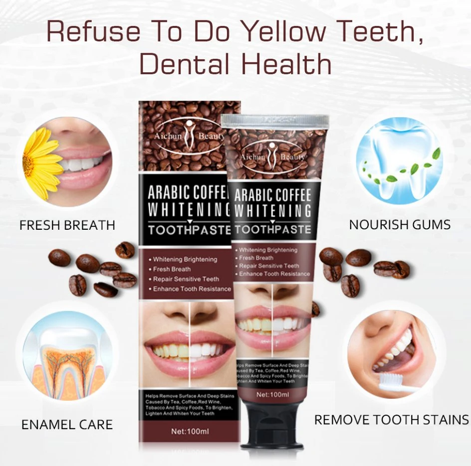 Beauty Chinese Tooth Care Oral Fresh Stains Removal Whitening Milk Collagen Charcoal Coffee Beans Oral Cleaning Whitening Herbal Licorice Root Toothpaste