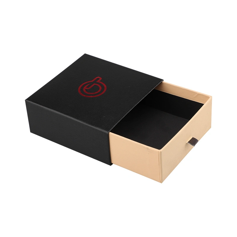 Top Grade Drawer Gift Box Carton Packaging Cardboard Boxes with Silk Ribbon for LED Spotlight