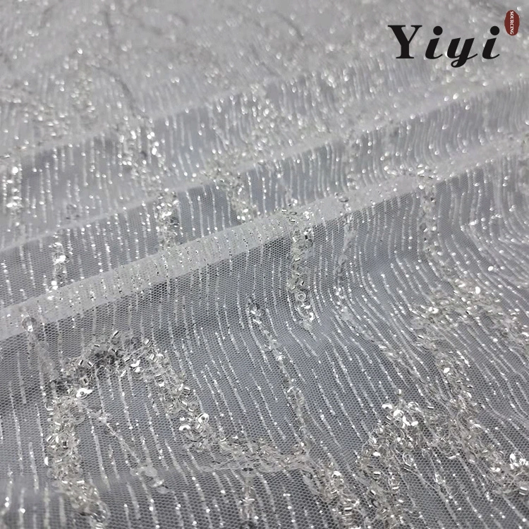 Factory 3D Embroidery Lace Clothing Lace Fabric Mesh Custom Patch Weave Patch Lace Fabric Wedding Fashion Accessories