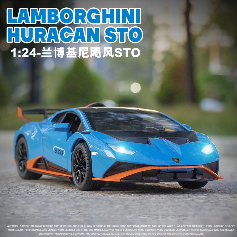 Metal Model 1: 24 Lambo Alloy Car Model Electric with Light and Sound Toys